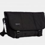 Branded Classic Messenger Bag Jet Black