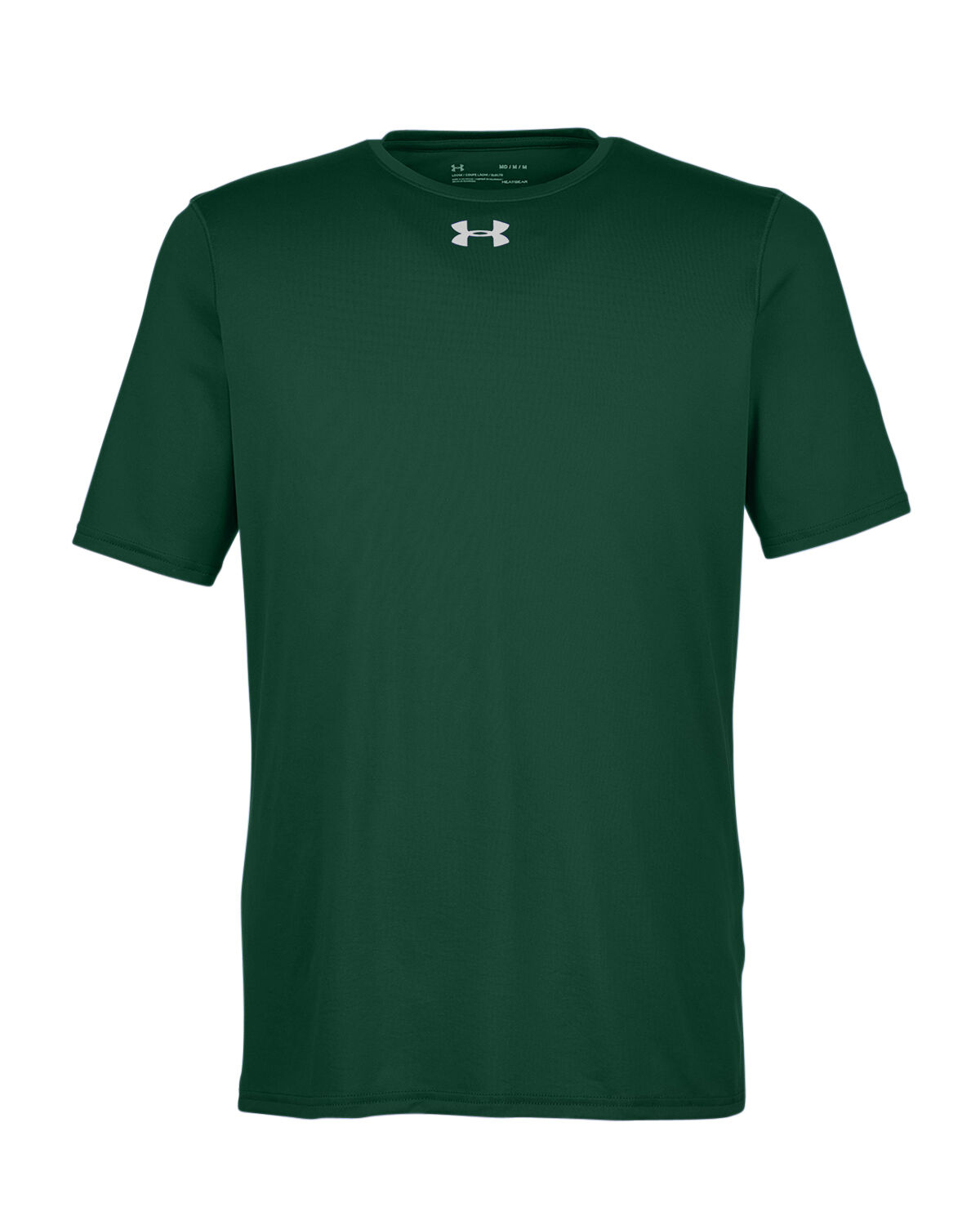 Branded Under Armour Men’s Locker T-Shirt 2.0 Forest Green/Metallic Silver