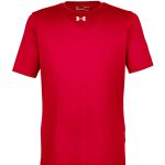 Custom Branded Under Armour T-Shirts - Red/Metallic Silver