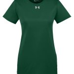 Custom Branded Under Armour T-Shirts - Forest Green/Metallic Silver