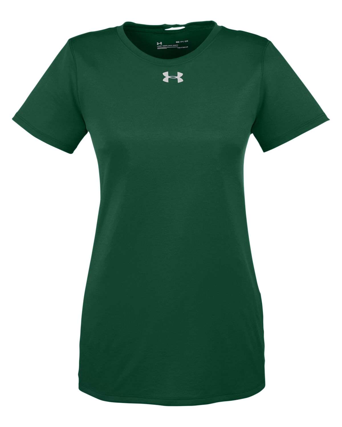 Custom Branded Under Armour T-Shirts - Forest Green/Metallic Silver