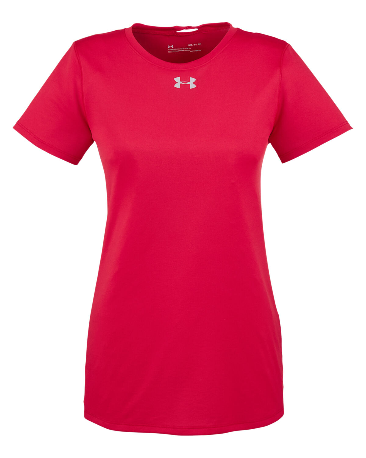 Custom Branded Under Armour T-Shirts - Red/Metallic Silver