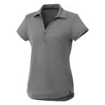 Custom Branded Amos Eco SS Polo (Female) - Steel Grey