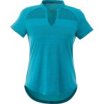 Branded Antero Short Sleeve Polo (Female) Aspen Blue Heather