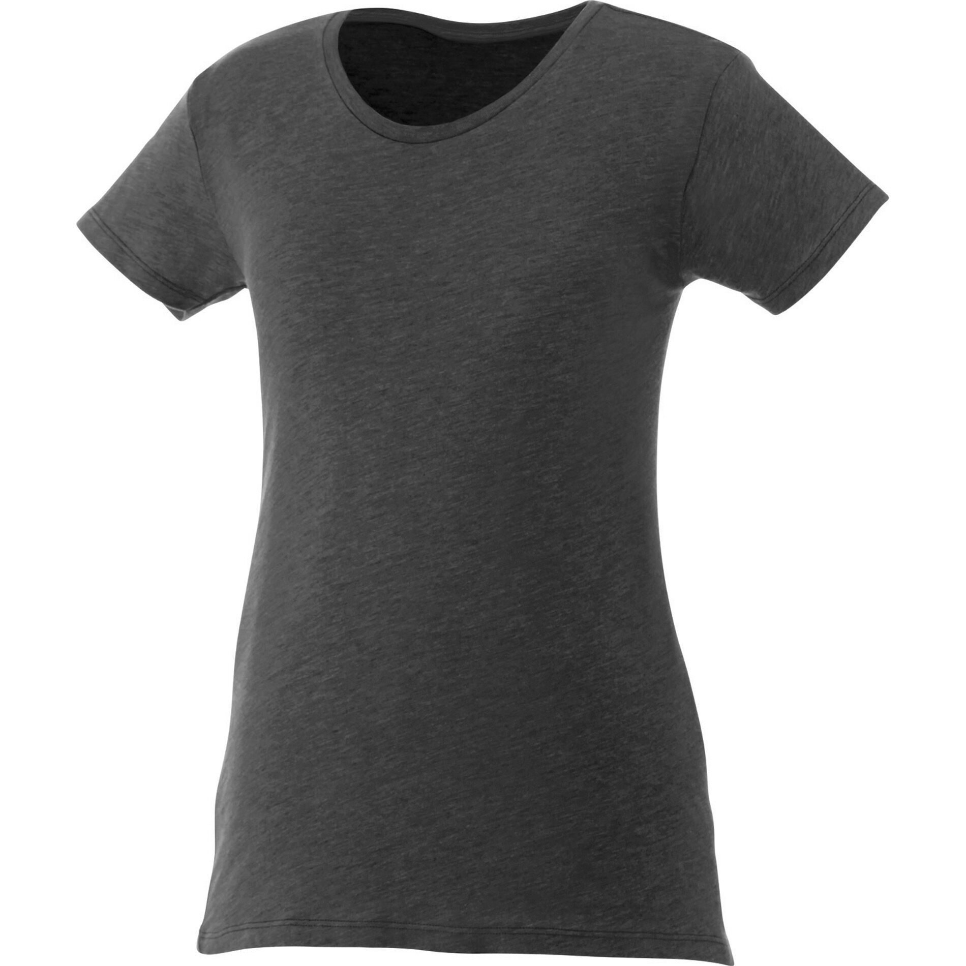 Custom Branded Bodie Short Sleeve Tee (Female) - Heather Dark Charcoal