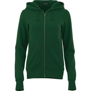 Branded Cypress Fleece Zip Hoody (Female) Forest Green