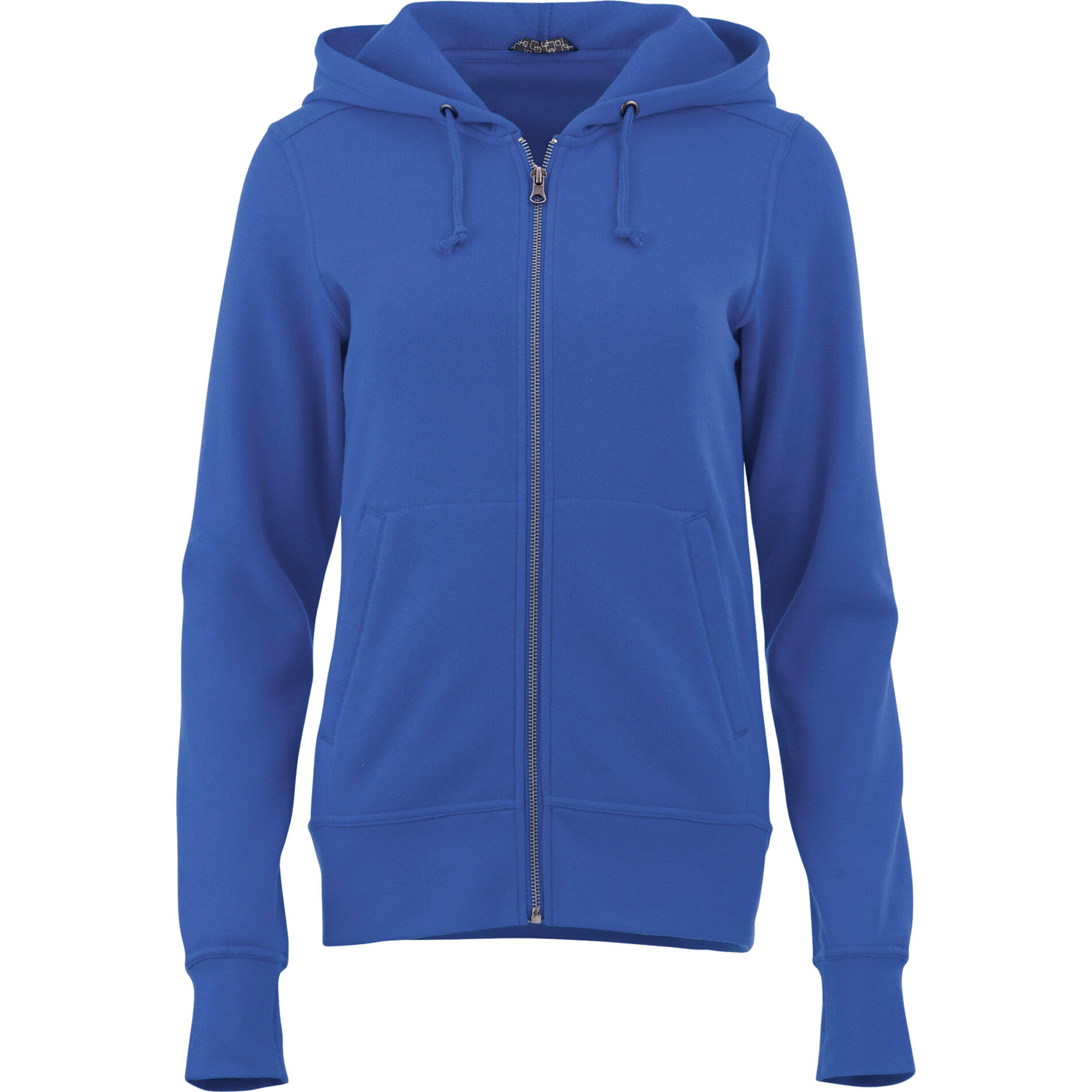 Custom Branded Cypress Fleece Zip Hoody (Female) - New Royal