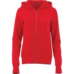 Custom Branded Cypress Fleece Zip Hoody (Female) - Team Red