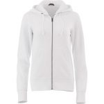 Custom Branded Cypress Fleece Zip Hoody (Female) - White