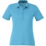 Custom Branded Dade Short Sleeve Polo (Female) - Aspen Blue