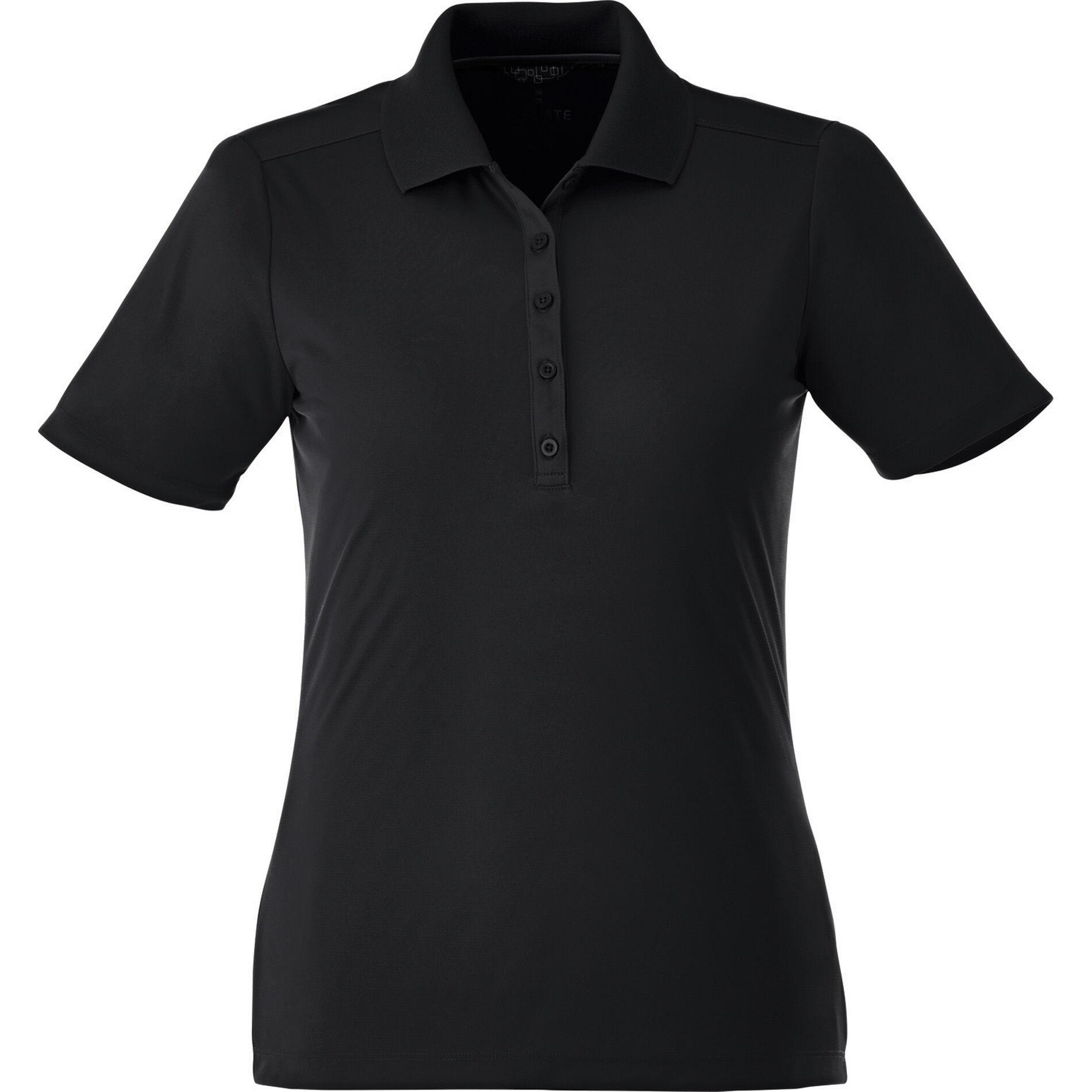 Custom Branded Dade Short Sleeve Polo (Female) - Black