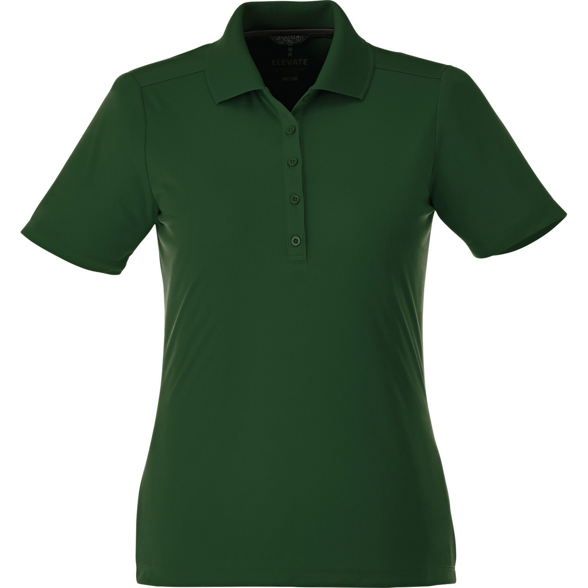 Branded Dade Short Sleeve Polo (Female) Forest Green