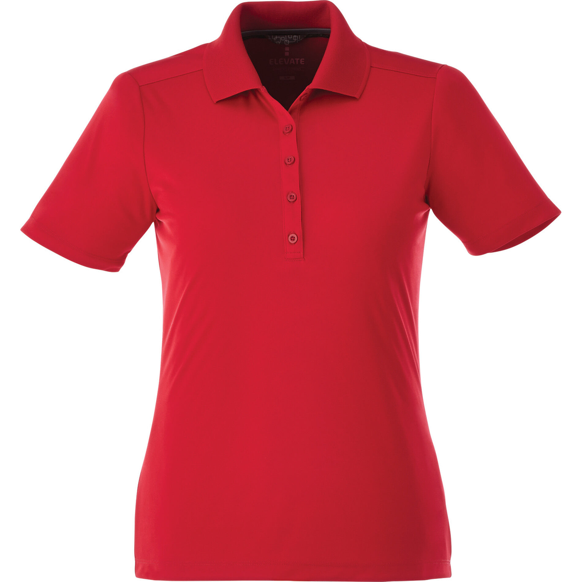 Custom Branded Dade Short Sleeve Polo (Female) - Team Red