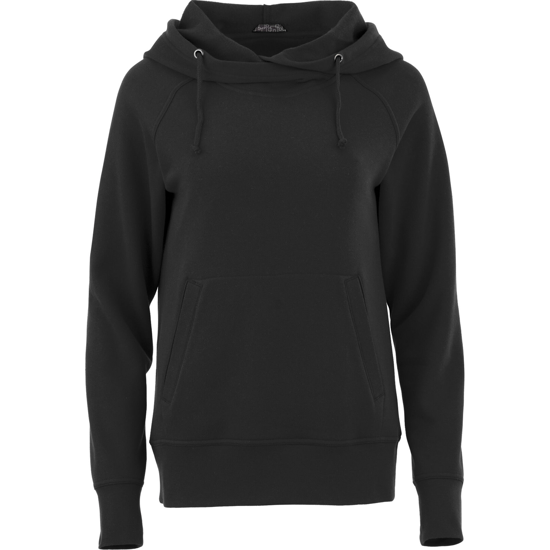 Custom Branded Dayton Fleece Hoody (Female) - Black