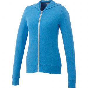 Branded Garner Knit Full Zip Hoody (Female) Olympic Blue Heather