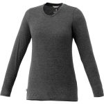 Custom Branded Holt Long Sleeve Tee (Female) - Heather Dark Charcoal