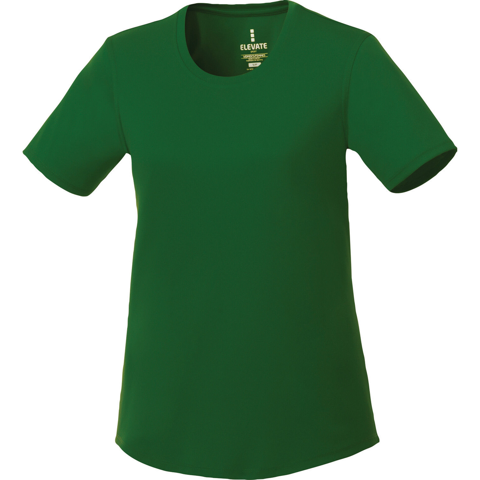 Custom Branded Omi Short Sleeve Tech Tee (Female) - Forest Green