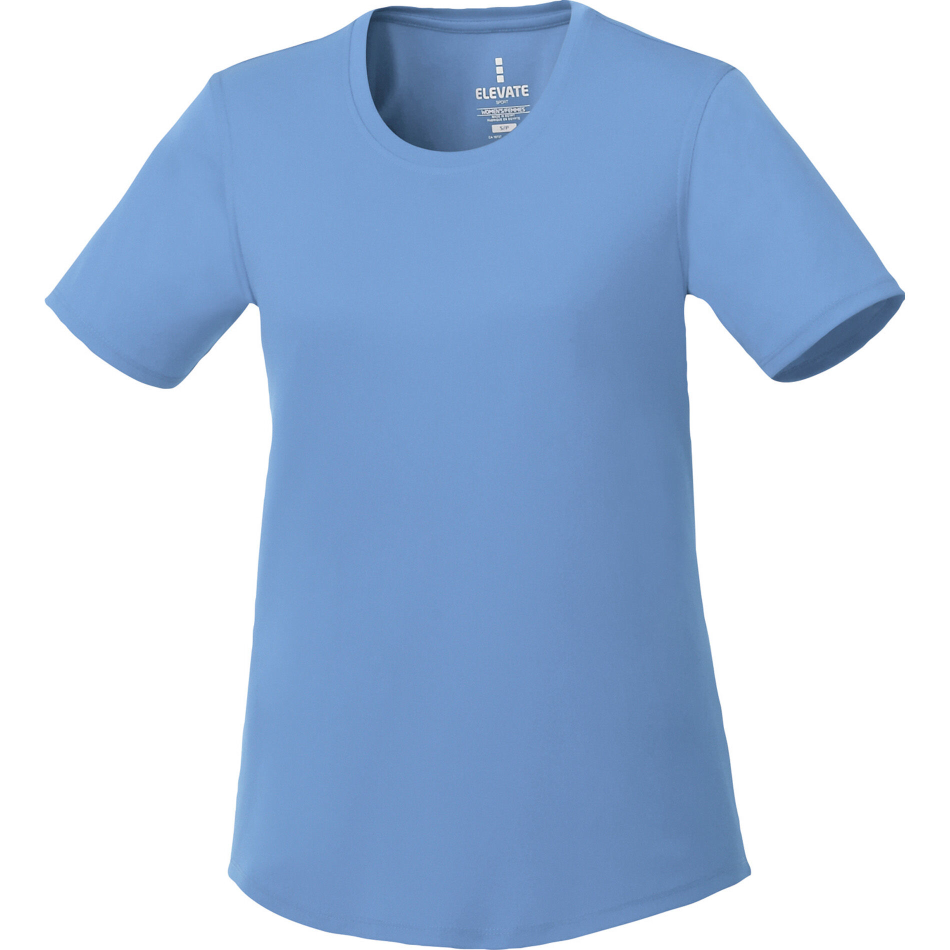 Custom Branded Omi Short Sleeve Tech Tee (Female) - Sky