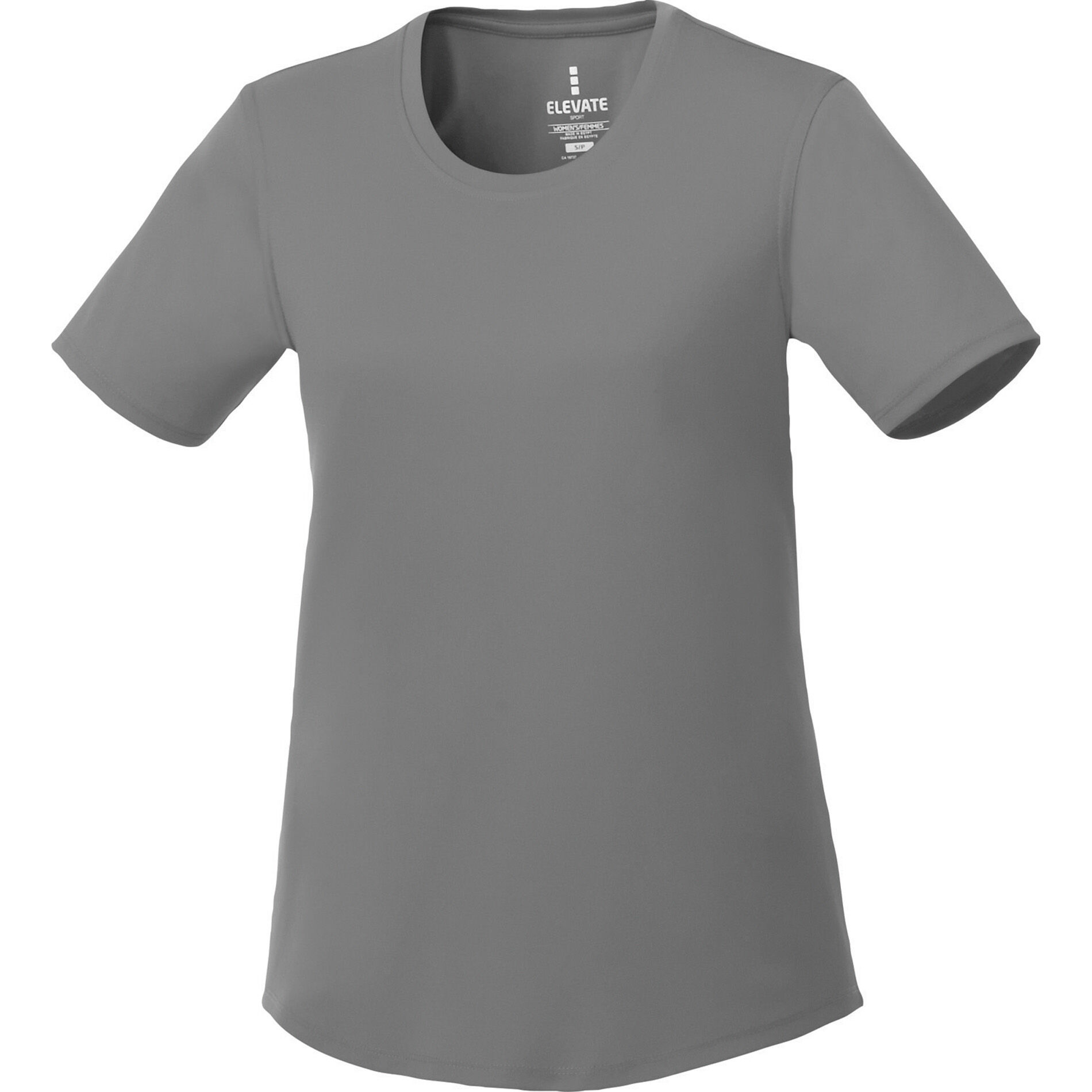 Branded Omi Short Sleeve Tech Tee (Female) Steel Grey