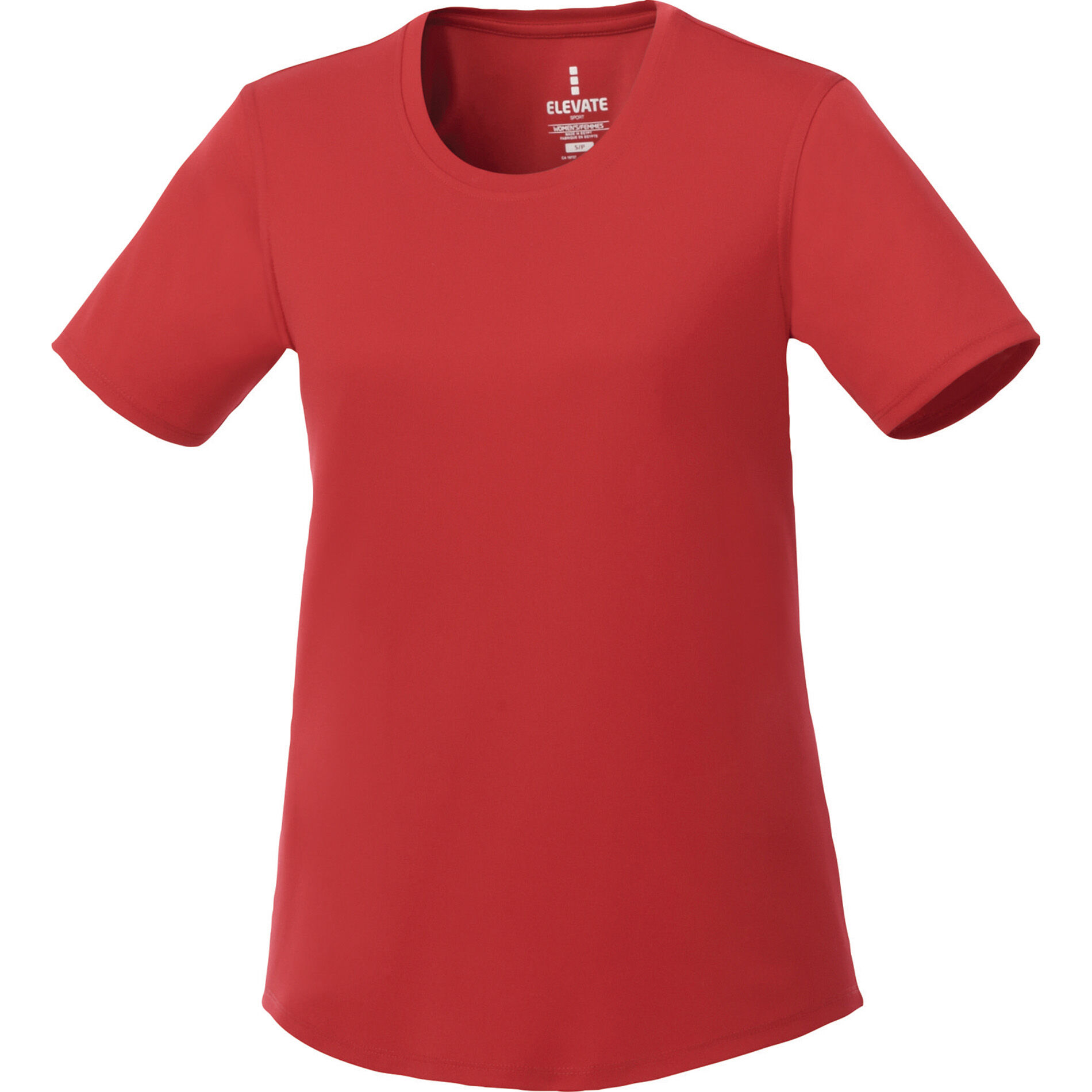 Custom Branded Omi Short Sleeve Tech Tee (Female) - Team Red