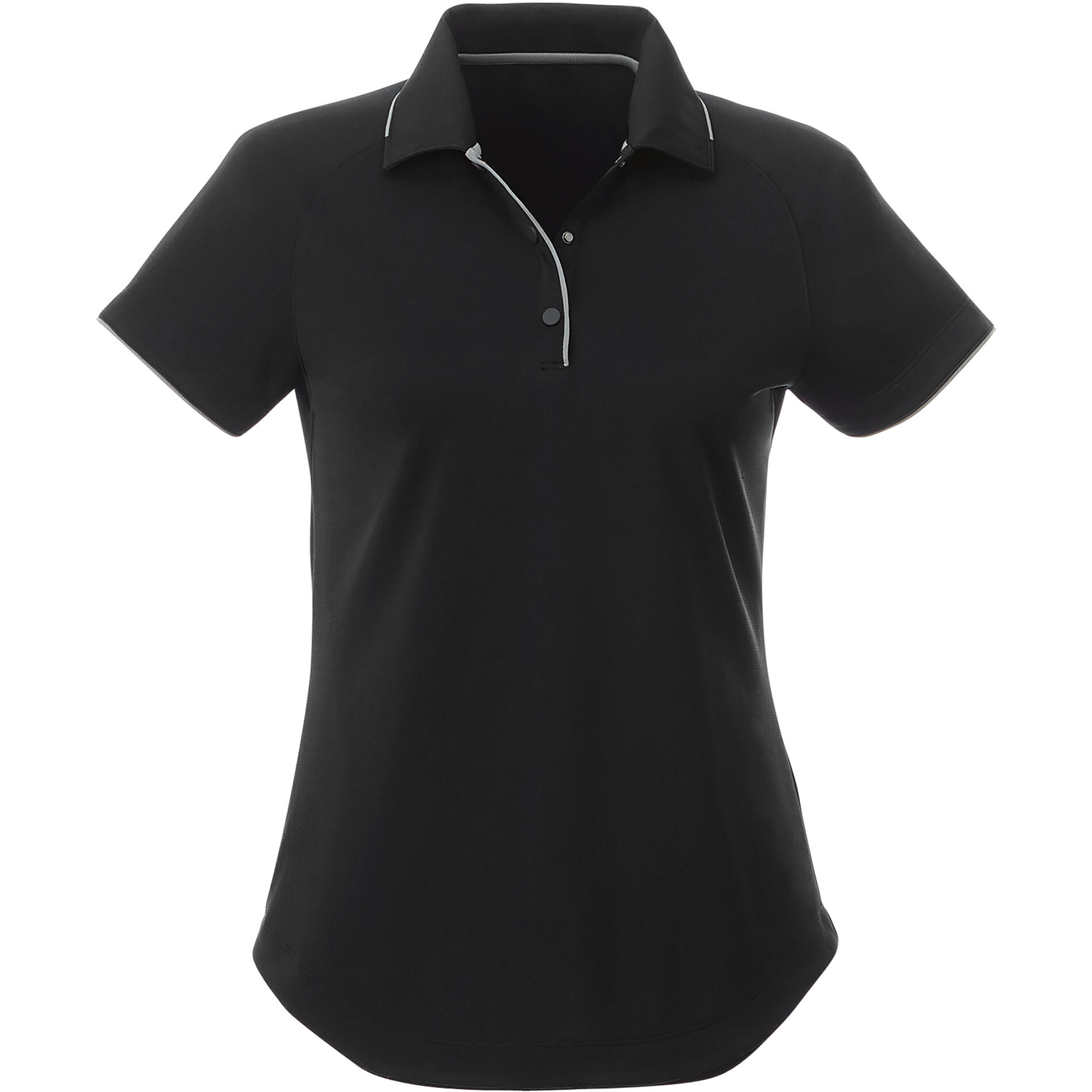 Custom Branded Womens Remus SS Polo - Black/Quarry