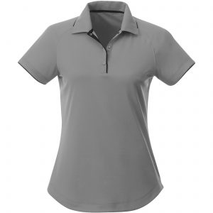 Branded Womens Remus SS Polo Quarry/Black