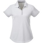 Custom Branded Womens Remus SS Polo - White/Quarry