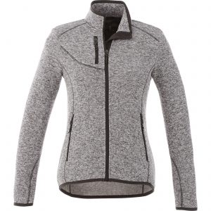 Branded Tremblant Knit Jacket (Female) Light Heather Grey