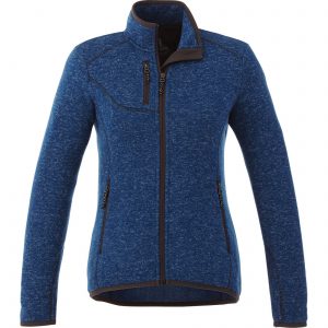 Branded Tremblant Knit Jacket (Female) Metro Blue Heather