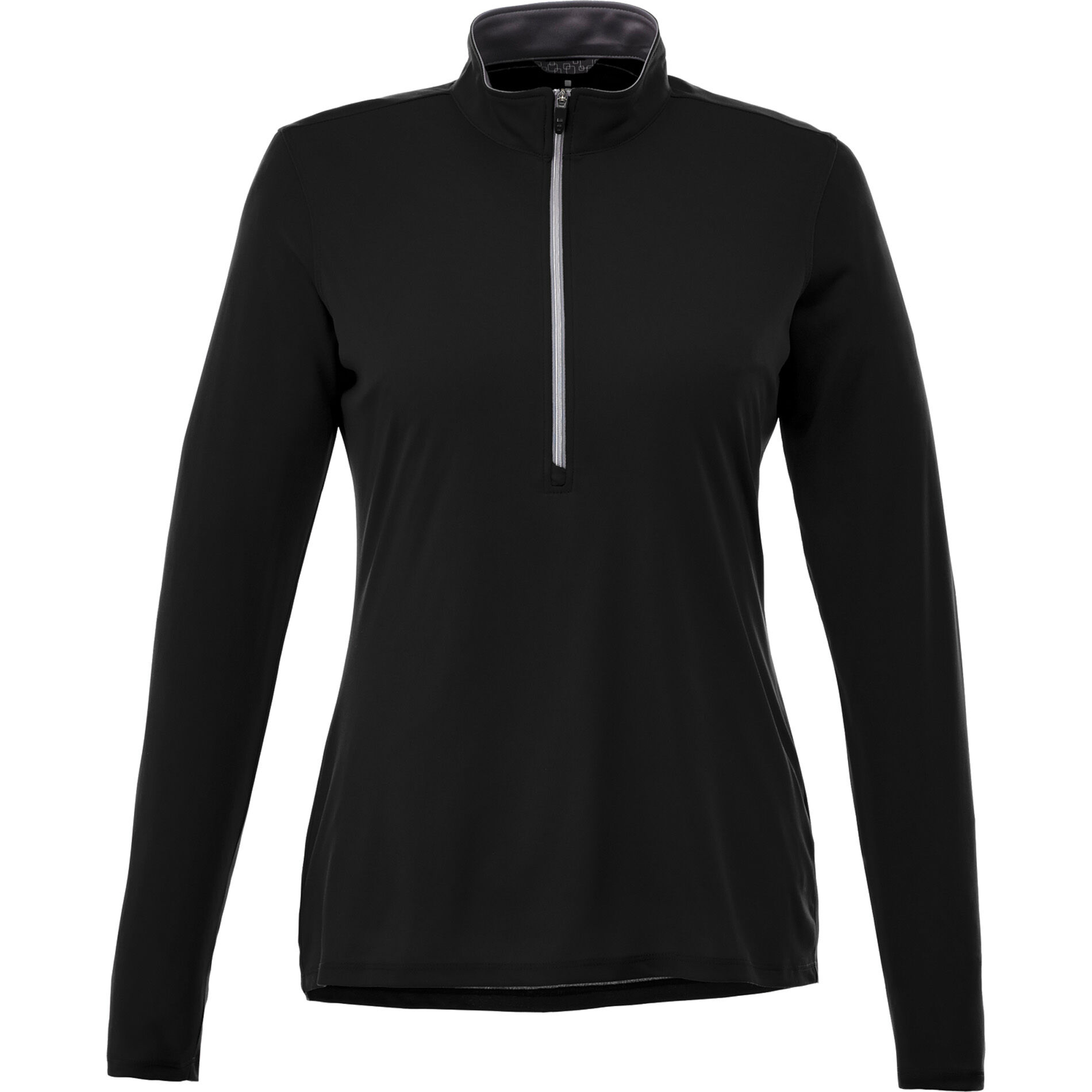 Custom Branded Vega Tech Half Zip (Female) - Black