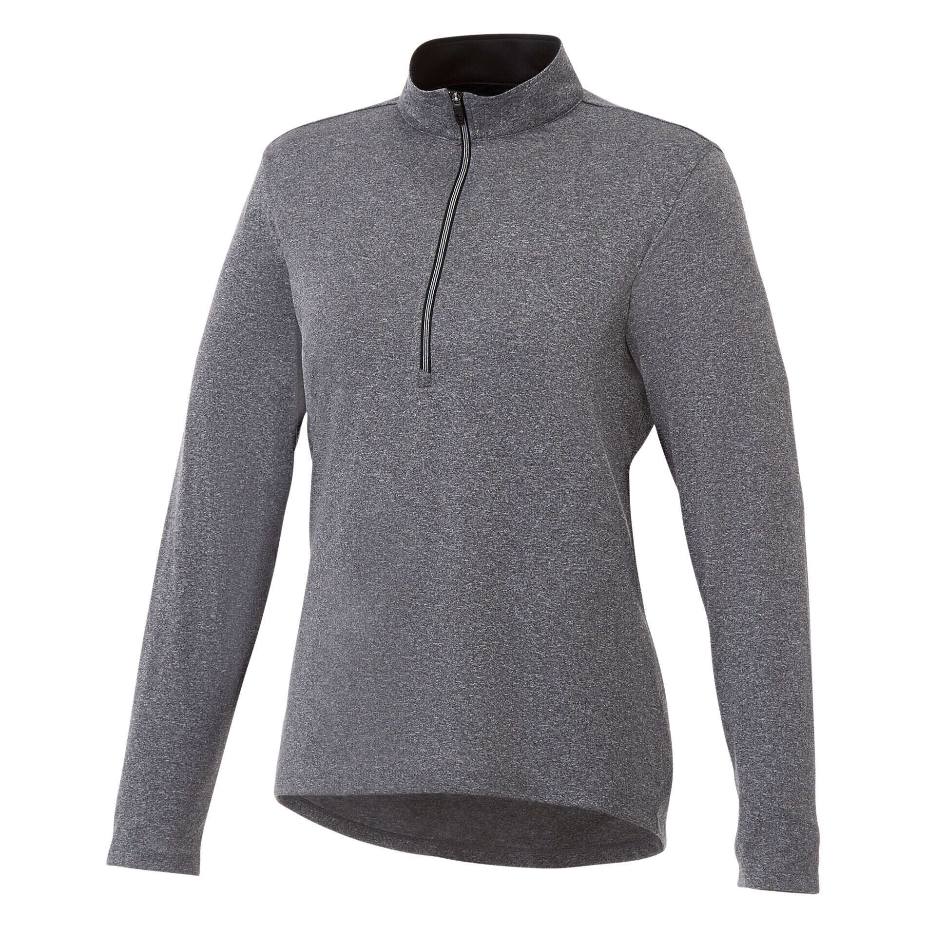 Branded Vega Tech Half Zip (Female) Heather Charcoal