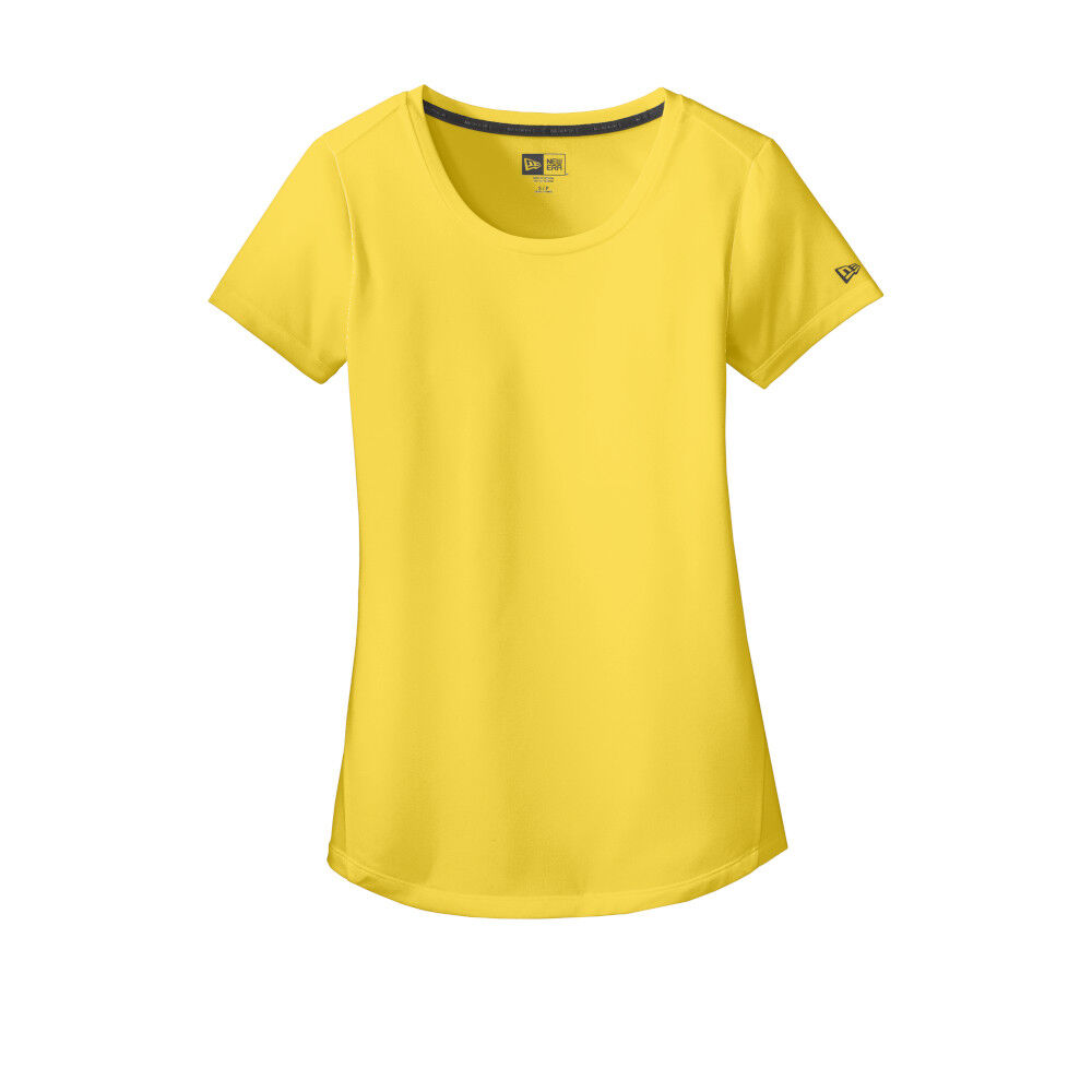 Branded New Era Ladies Series Performance Scoop Tee Goldenrod