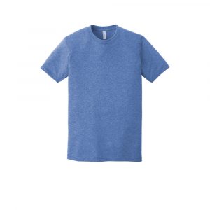Branded American Apparel Tri-Blend Short Sleeve Track T-Shirt Athletic Blue