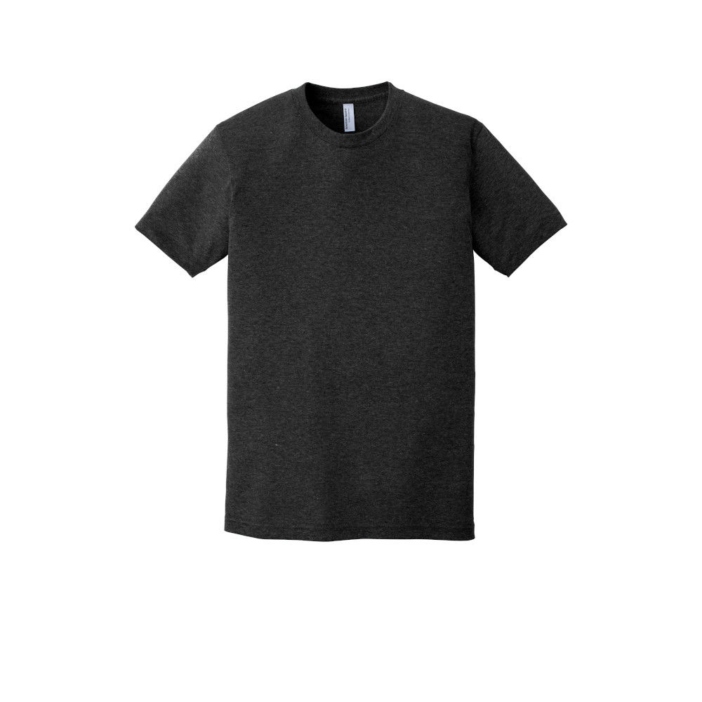 Branded American Apparel Tri-Blend Short Sleeve Track T-Shirt Tri Black