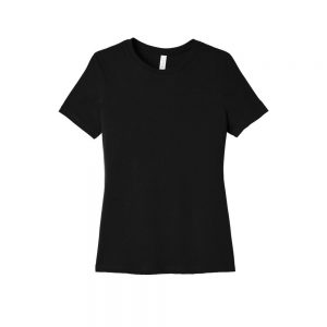 Branded Ladies’ Relaxed Jersey Short-Sleeve T-Shirt Black