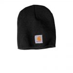 Branded Carhartt Acrylic Knit Hat Black