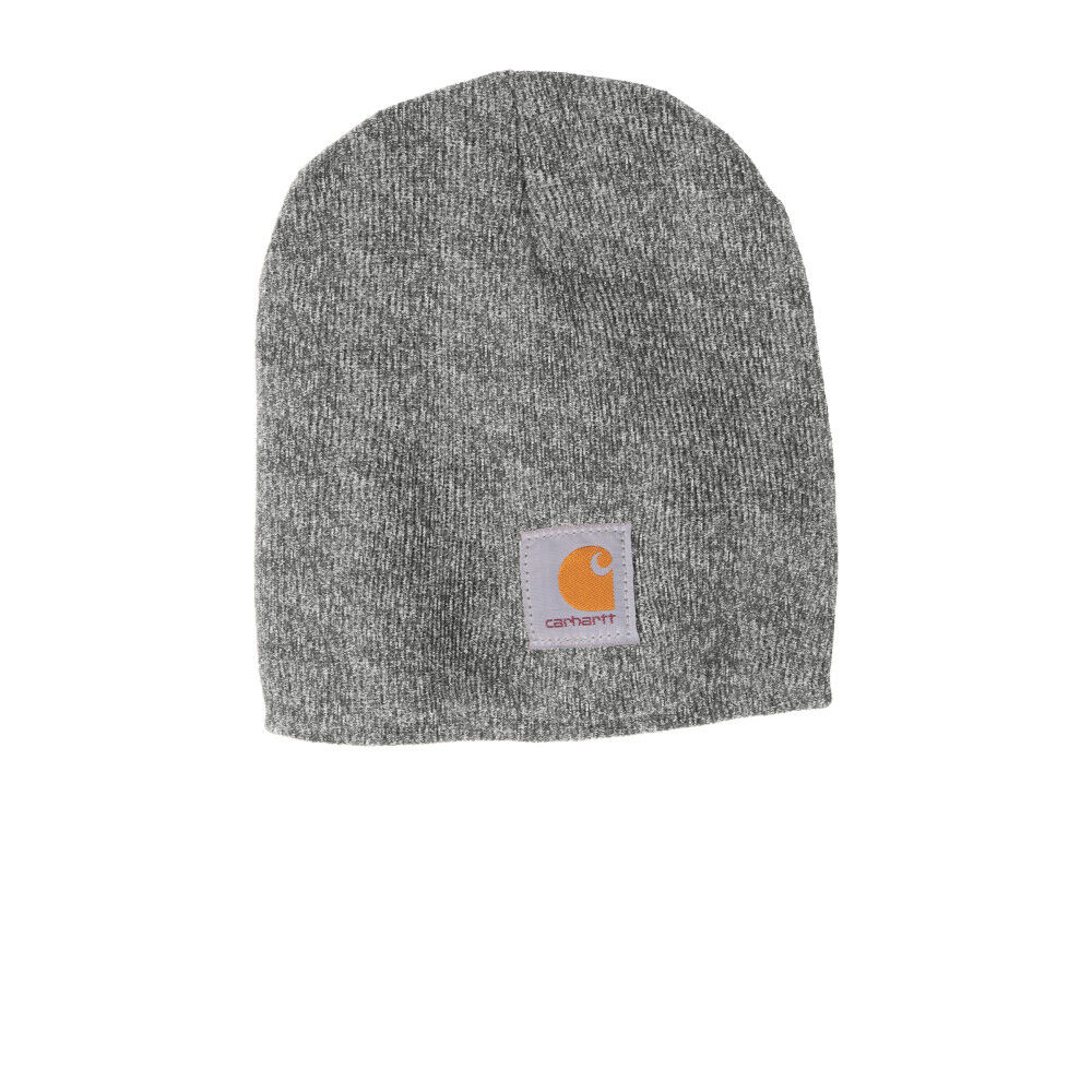 Branded Carhartt Acrylic Knit Hat Heather Grey/Coal Heather