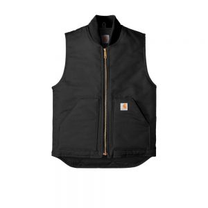 Branded Carhartt Duck Vest Black