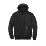 Branded Carhartt Midweight Hooded Sweatshirt Black