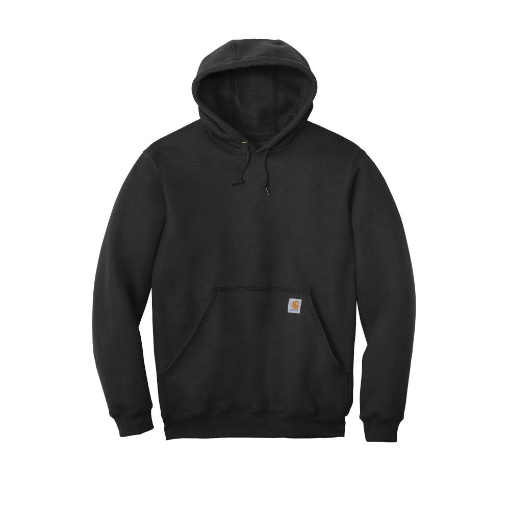 Branded Carhartt Midweight Hooded Sweatshirt Black