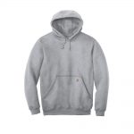 Branded Carhartt Midweight Hooded Sweatshirt Heather Grey