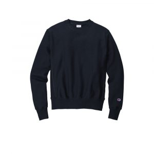 Branded Champion Reverse Weave Crewneck Sweatshirt Navy