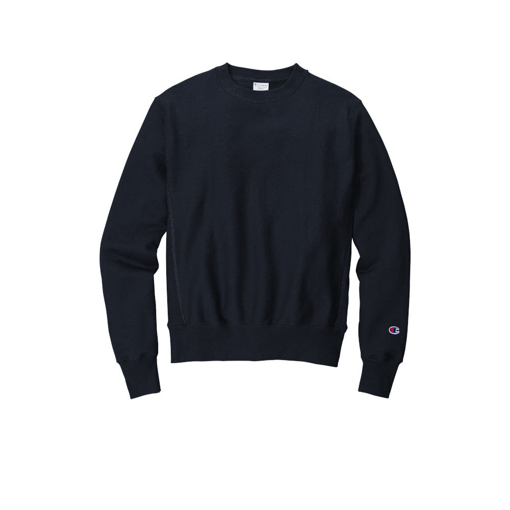 Branded Champion Reverse Weave Crewneck Sweatshirt Navy