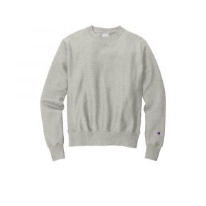 Branded Champion Reverse Weave Crewneck Sweatshirt Oxford Grey