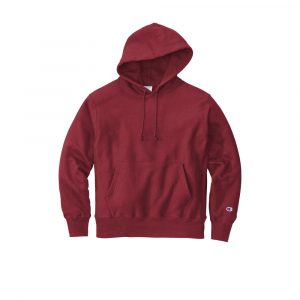 Branded Champion Reverse Weave Hooded Sweatshirt Cardinal