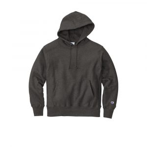 Branded Champion Reverse Weave Hooded Sweatshirt Charcoal Heather