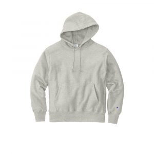 Branded Champion Reverse Weave Hooded Sweatshirt Oxford Grey