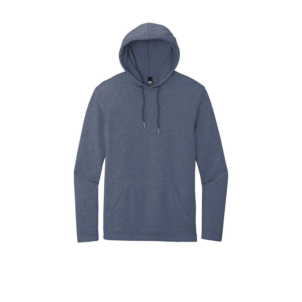 Custom Branded District Hoodies - Washed Indigo