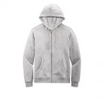 Custom Branded District Hoodies - Light Heather Grey