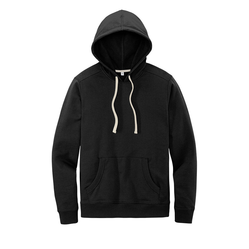 Custom Branded District Hoodies - Black